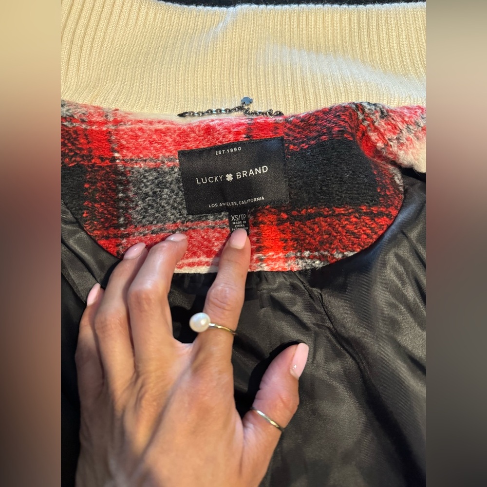 Plaid Wool Zip Jacket - Picture 10 of 11